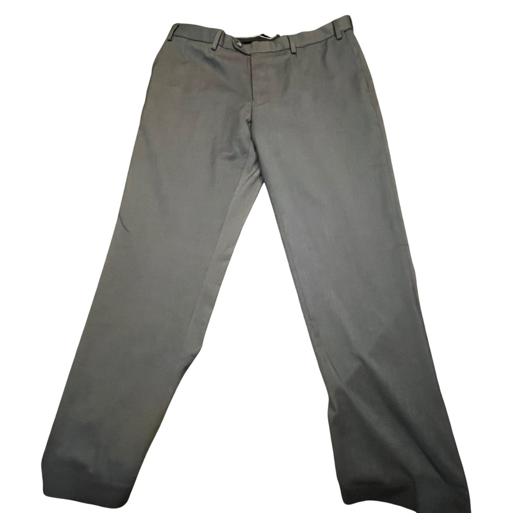 NEW Birdy Grey Slim Fit Suit Pants Charcoal Grey Mens 38x32